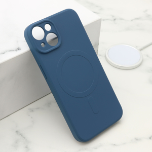 Slika od Futrola VELVET TOUCH MagSafe za iPhone 15 (6.1) plava