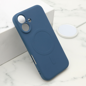 Slika od Futrola VELVET TOUCH MagSafe za iPhone 16 (6.1) plava