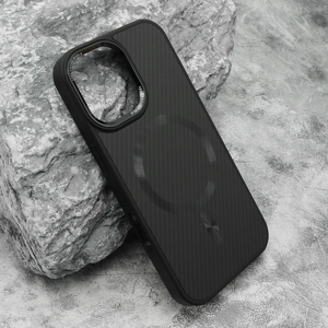 Slika od Futrola CARBON MagSafe za iphone 16 (6.1) crna (big camera)