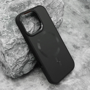 Slika od Futrola CARBON MagSafe za iPhone 16 Pro (6.3) crna (big camera)