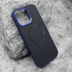Slika od Futrola CARBON MagSafe za iPhone 16 Pro Max (6.9) plava (big camera)