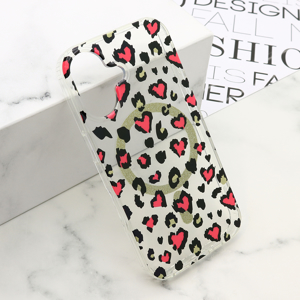 Slika od Futrola LEOPARD MagSafe za iPhone 16 (6.1) roze