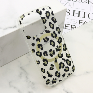Slika od Futrola LEOPARD MagSafe za iPhone 15 Pro (6.1) crna