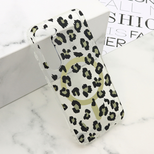 Slika od Futrola LEOPARD MagSafe za Samsung s911B Galaxy s23 5G crna