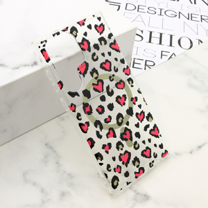 Slika od Futrola LEOPARD MagSafe za Samsung s918B Galaxy s23 Ultra 5G roze