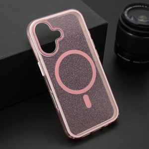 Slika od Futrola CRYSTAL MagSafe za iPhone 16 (6.1) roze