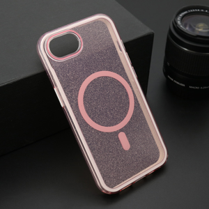 Slika od Futrola CRYSTAL MagSafe za iPhone 16E (6.1) roze
