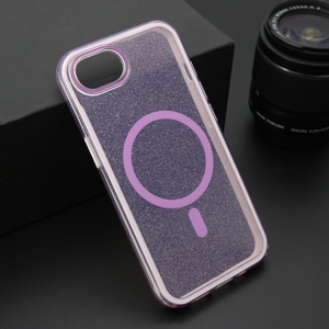 Slika od Futrola CRYSTAL MagSafe za iPhone 16E (6.1) ljubicasta