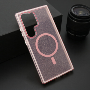 Slika od Futrola CRYSTAL MagSafe za Samsung S928B Galaxy S24 Ultra 5G roze