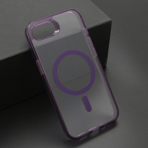 Slika od Futrola COLOR FRAME MagSafe za iPhone 16e/17e (6.1) ljubicasta