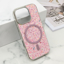 Slika od Futrola GLAM GLOW MagSafe za iPhone 16 Pro (6.3) roze