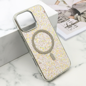 Slika od Futrole GLAM GLOW MagSafe za iPhone 16 Pro Max (6.9) zlatna