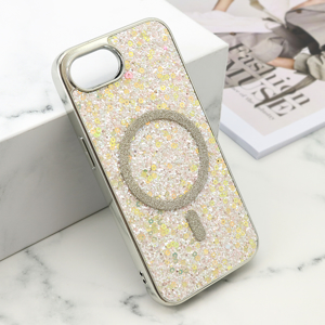 Slika od Futrole GLAM GLOW MagSafe za iPhone 16E (6.1) zlatna