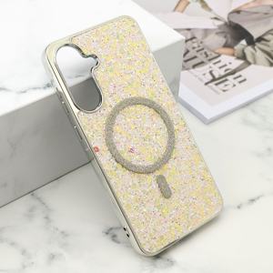 Slika od Futrole GLAM GLOW MagSafe za Samsung A566B Galaxy A56 5G zlatna