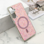 Slika od Futrola GLAM GLOW MagSafe za Samsung A556B Galaxy A55 5G roze