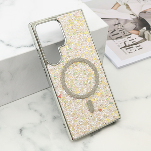 Slika od Futrole GLAM GLOW MagSafe za Samsung S928B Galaxy S24 Ultra 5G zlatna