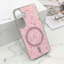 Slika od Futrole GLAM GLOW MagSafe za Samsung S921B/S931B Galaxy S24 5G/S25 5G roze