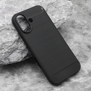 Slika od Futrola silikon BRUSHED za iPhone 17 (6.3) crna