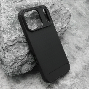 Slika od Futrola silikon BRUSHED za iPhone 17 Pro (6.3) crna