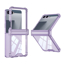 Slika od Futrola TRANSPARENT COLOR LINE za Samsung F751B Galaxy Z Flip 7 5G ljubicasta (GKK case)