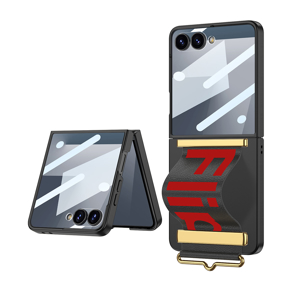 Slika od Futrola STRAP CASE za Samsung F751B Galaxy Z Flip 7 5G crna (GKK case)