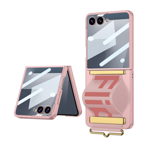 Slika od Futrola STRAP CASE za Samsung F751B Galaxy Z Flip 7 5G roze (GKK case)