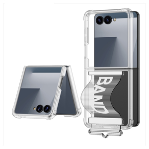 Slika od Futrola CLEAR STRAP za Samsung F751B Galaxy Z Flip 7 5G bela (GKK case)