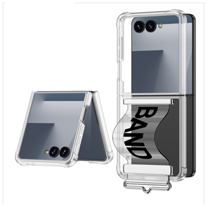 Slika od Futrola CLEAR STRAP za Samsung F751B Galaxy Z Flip 7 5G crna (GKK case)