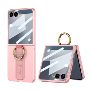 Slika od Futrola STRAP RING CASE za Samsung F751B Galaxy Z Flip 7 5G roze (GKK case)