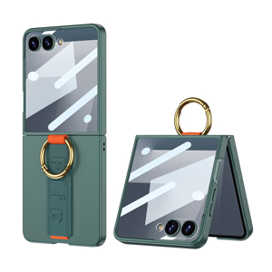 Slika od Futrola STRAP RING CASE za Samsung F751B Galaxy Z Flip 7 5G zelena (GKK case)