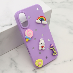 Slika od Futrola TOY za iPhone 16 (6.1) ljubicasta