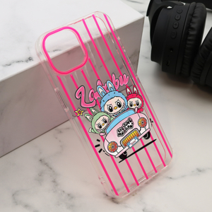Slika od Futrola PRINT PARTY za iPhone 14 (6.1) pink LBB004