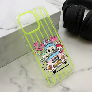 Slika od Futrola PRINT PARTY za iPhone 16 Pro Max (6.9) zuta LBB004