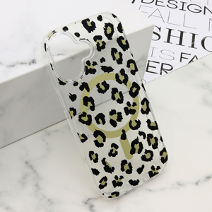 Slika od Futrola LEOPARD MagSafe za iPhone 17 (6.3) crna