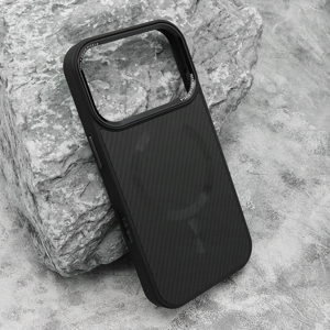 Slika od Futrola CARBON MagSafe za iphone 17 Pro (6.3) crna (big camera)