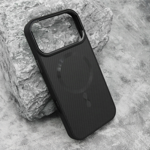 Slika od Futrola CARBON MagSafe za iphone 17 Pro Max (6.9) crna (big camera)