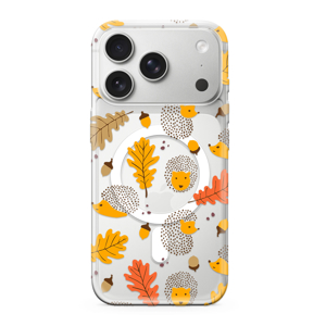 Slika od Futrola silikonska PRINT MagSafe za iPhone 17 Pro Max (6.9) leaves