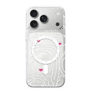 Slika od Futrola silikonska PRINT MagSafe za iPhone 17 Pro Max (6.9) faces