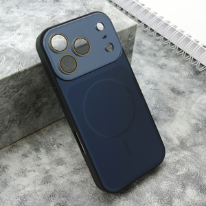 Slika od Futrola COLOR METAL MagSafe II za iPhone 17 Pro (6.3) tamno plava