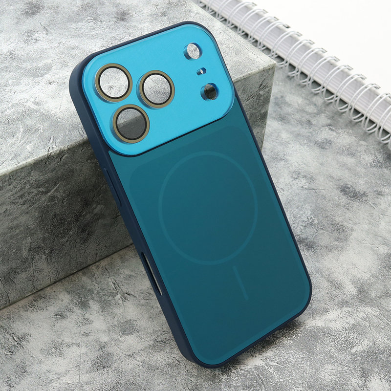 Slika od Futrola COLOR METAL MagSafe II za iPhone 17 Pro (6.3) plava