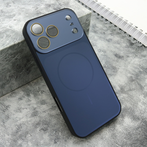 Slika od Futrola COLOR METAL MagSafe II za iPhone 17 Pro Max (6.9) tamno plava