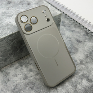 Slika od Futrola COLOR METAL MagSafe II za iPhone 17 Pro Max (6.9) srebrna