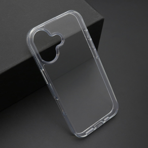 Slika od Futrola COLOR FRAME za iPhone 17 (6.3) srebrna (providna)