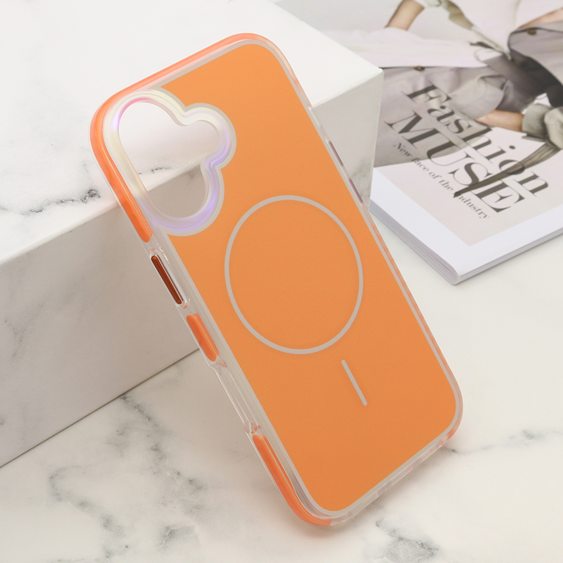 Slika od Futrola AMBER RING MagSafe za iPhone 17 (6.3) narandzasta