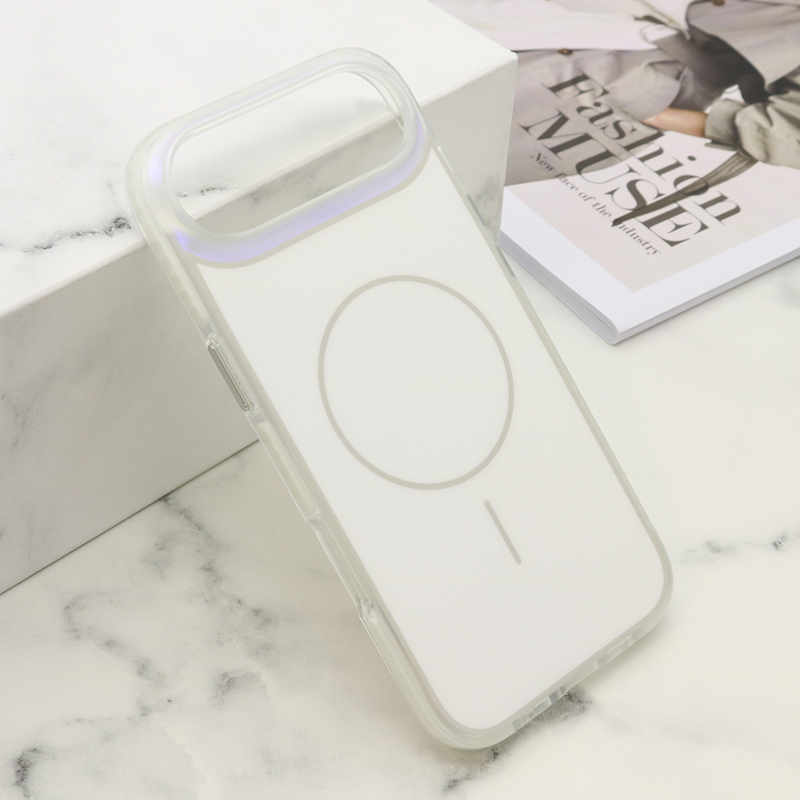 Slika od Futrola AMBER RING MagSafe za iPhone 17 AIR (6.6) bela