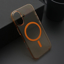 Slika od Futrola AMBER CLEAR MagSafe za iPhone 17 (6.3) narandzasta