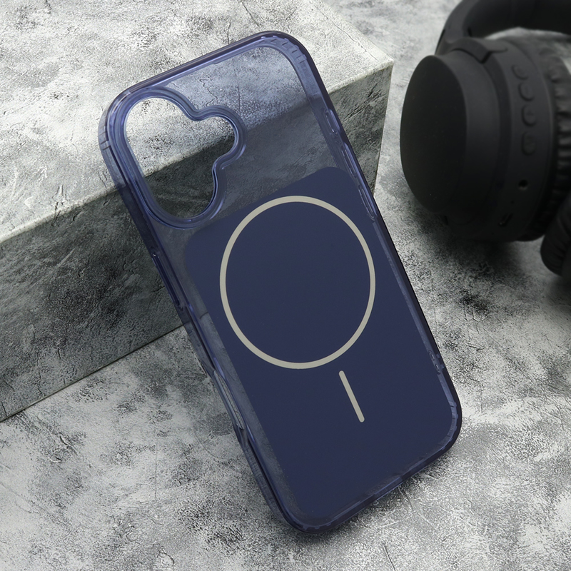 Slika od Futrola AMBER SHINE MagSafe za iPhone 17 (6.3) plava
