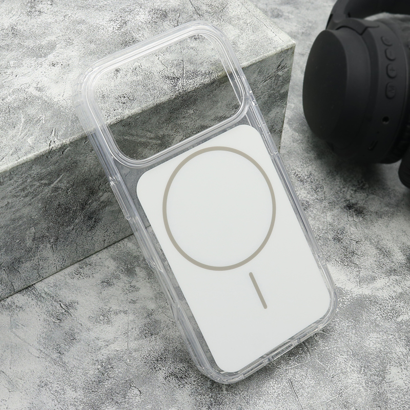 Slika od Futrola AMBER SHINE MagSafe za iPhone 17 Pro (6.3) bela