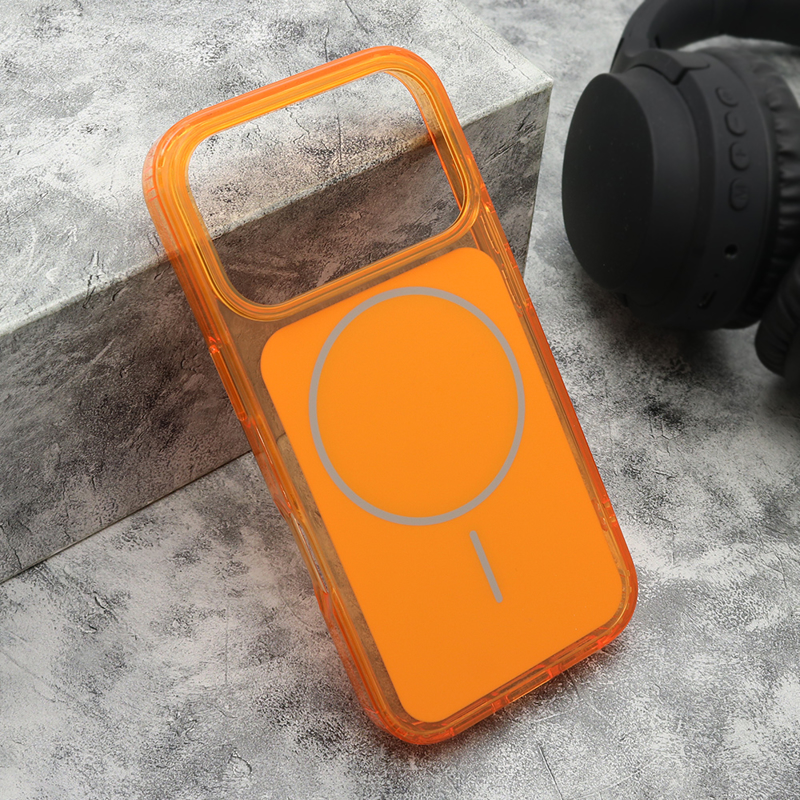 Slika od Futrola AMBER SHINE MagSafe za iPhone 17 Pro (6.3) narandzasta