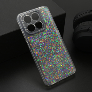 Slika od Futrola CRYSTAL GLOW za Honor X7d/Honor Smart 400 4G srebrna